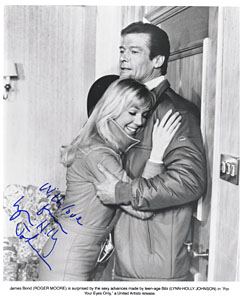 Lynn-Holly Johnson Autographed Photos Frame